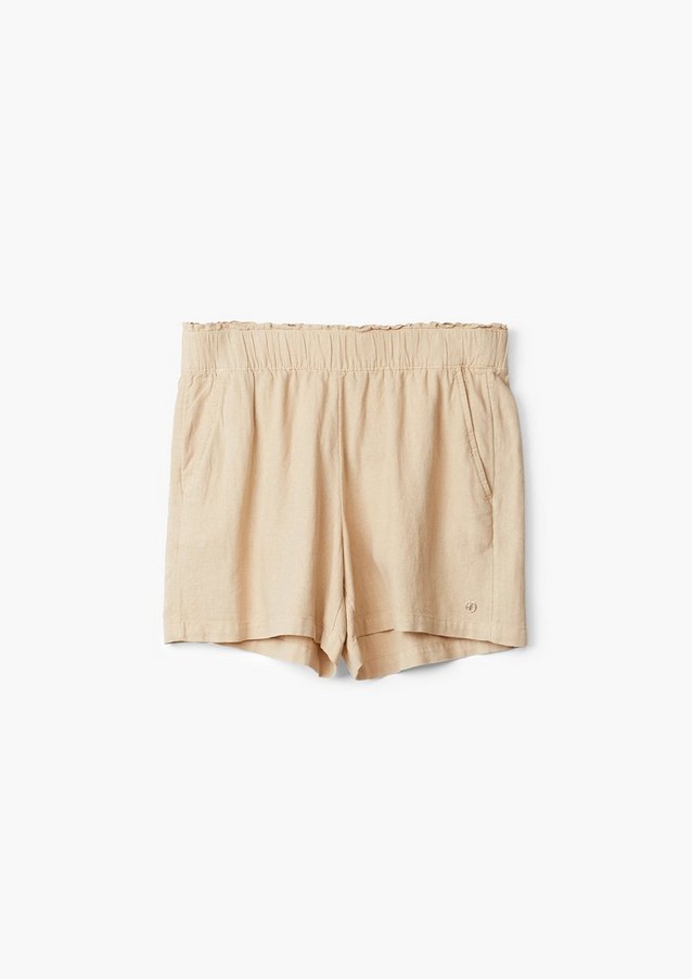 Femmes Shorts | Regular Fit : short en lin mélangé - JR80370