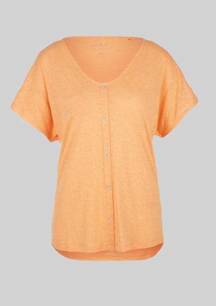 Damen Shirts & Tops | Shirt mit Perlmuttknöpfen - JK89126