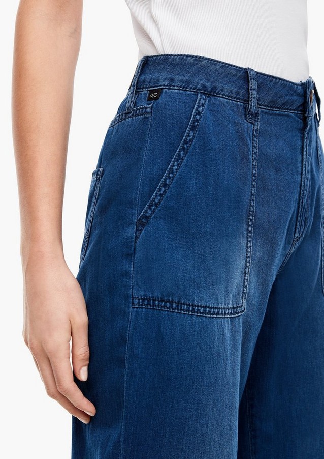 Femmes Jeans | Regular Fit : jupe-culotte en jean léger - AZ20816