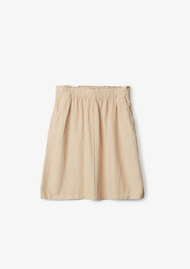 Women Skirts | Linen blend skirt - PI21104