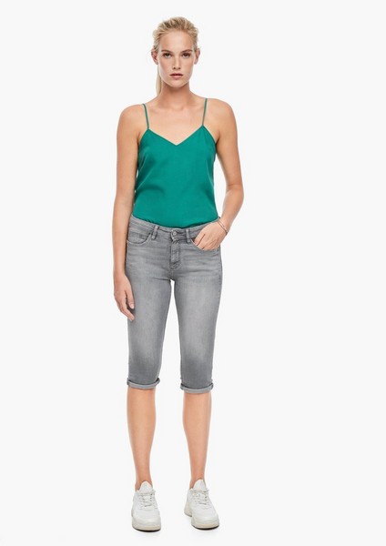 Femmes Shorts | Skinny Fit : corsaire en jean - II68137