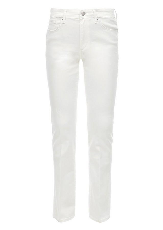 Femmes Jeans | Slim Fit : jean stretch blanc - UP50125