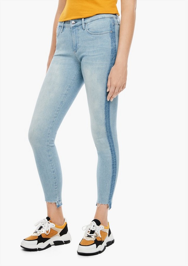 Women Jeans | Skinny Fit: Stretch jeans with a garment-washed effect - AN90481