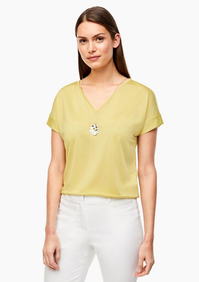 Women Shirts & tops | Oversized top wit a V-neckline - JM04080