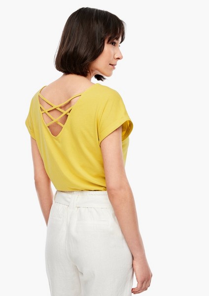 Damen Shirts & Tops | T-Shirt mit Rückenausschnitt - PO26084