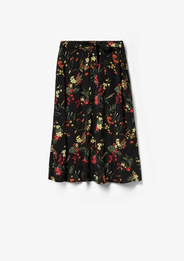 Women Skirts | Midi skirt with an all-over pattern - DI41938