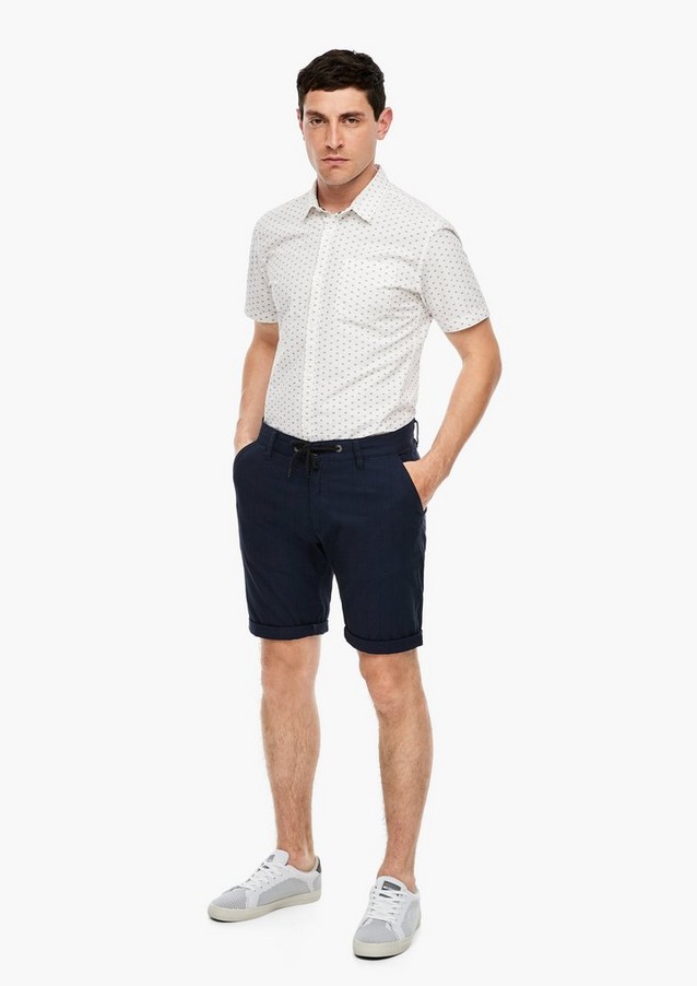 Men Bermuda Shorts | Regular Fit: patterned Bermudas - PA54985