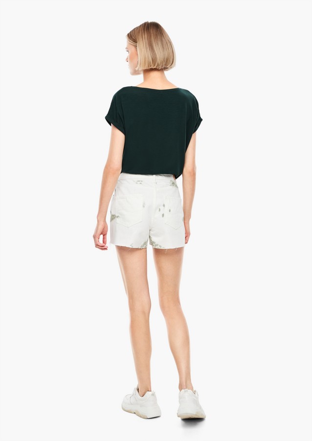 Femmes Jeans | Regular Fit : short au look batik - BN48154