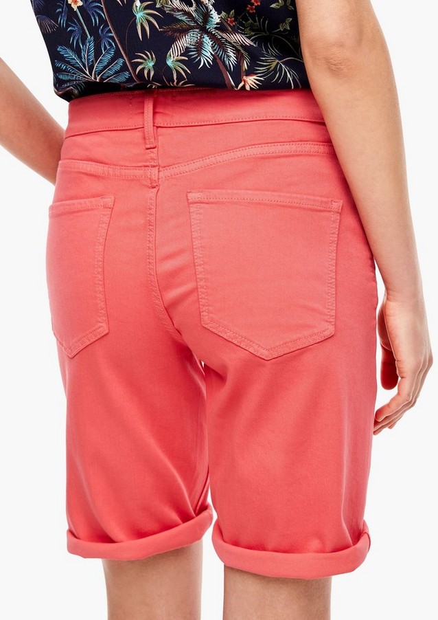 Femmes Shorts | Regular Fit : bermuda en coton stretch - OF73171