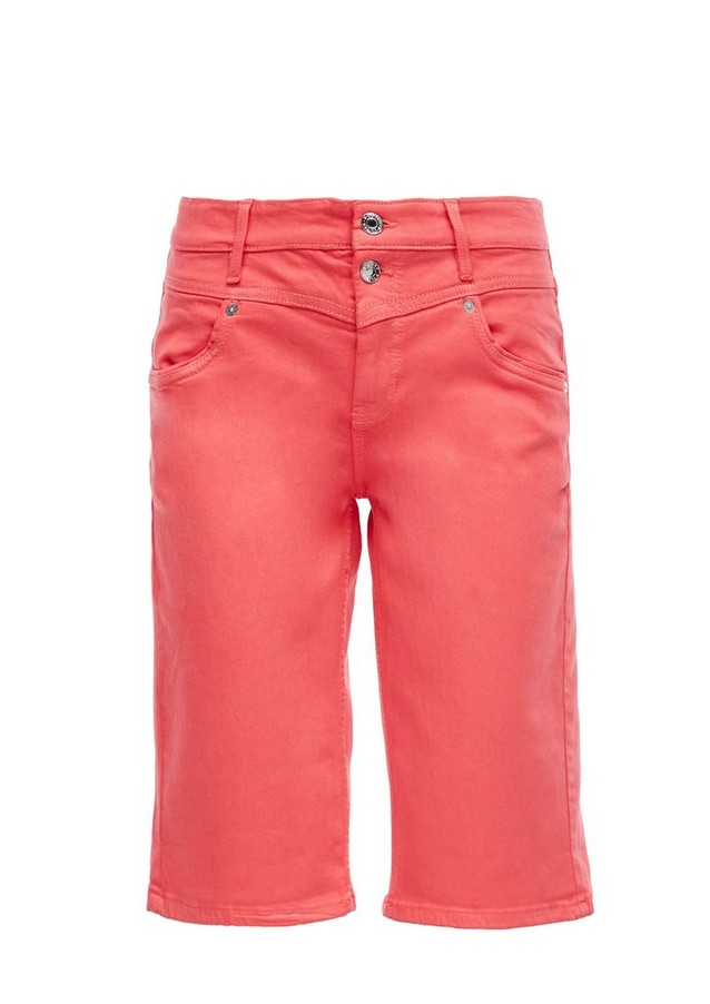 Femmes Shorts | Regular Fit : bermuda en coton stretch - OF73171