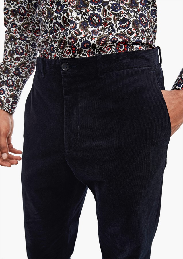 Men Trousers | Slim fit: Corduroy trousers - IW80158