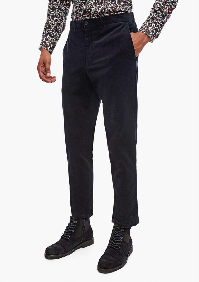 Men Trousers | Slim fit: Corduroy trousers - ZI08833