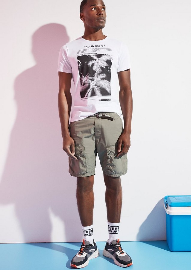 Hommes Shorts & Bermudas | Slim Fit : bermuda cargo - WP14038