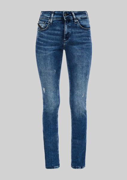 Femmes Jeans | Slim Fit : jean stretch délavé - CJ49643