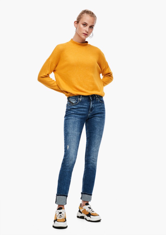 Femmes Jeans | Slim Fit : jean stretch délavé - CJ49643