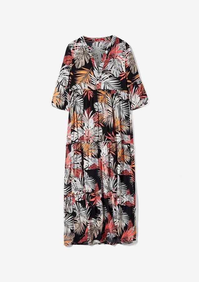 Femmes Robes | Robe maxi longueur à imprimé all-over - IJ05152