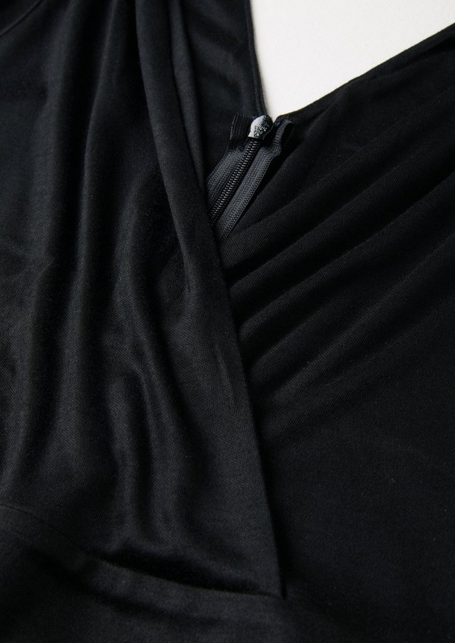Femmes Robes | Robe en viscose à encolure au dos - BI09081