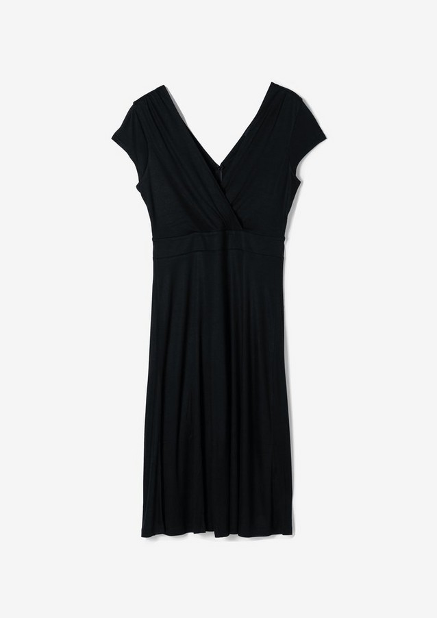 Women Dresses | Viscose dress with a back neckline - UW67405