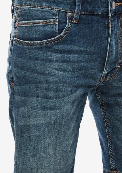 Men Bermuda Shorts | Slim Fit: Bermuda jeans - PW17794