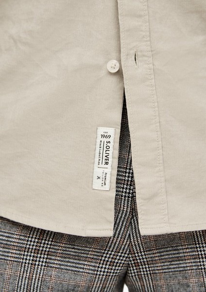 Hommes Chemises | Slim : chemise en velours côtelé - IY27192
