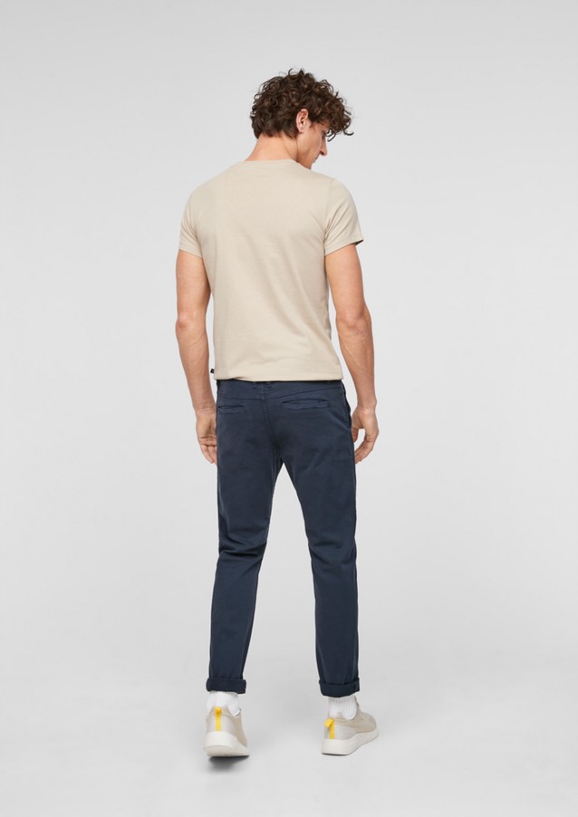 Men Trousers | Slim Fit: Slim leg twill trousers - AU74497