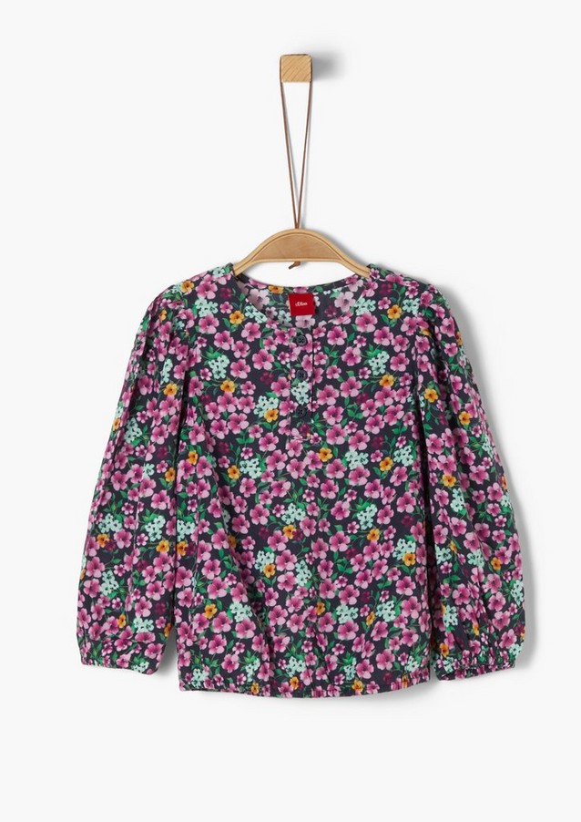 Junior Kids (sizes 92-140) | Patterned, O-shaped blouse - KL67814