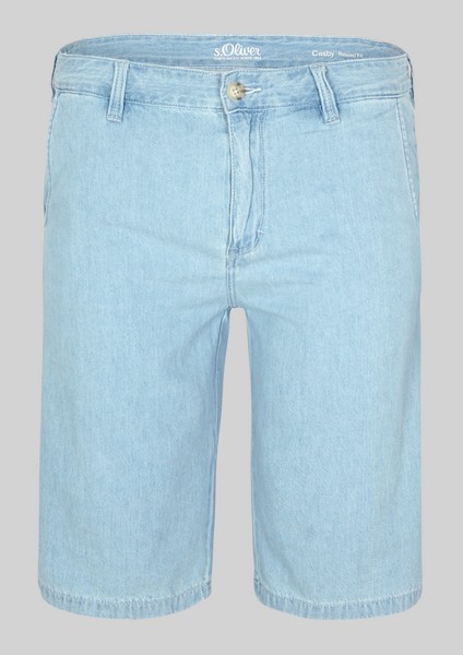 Men Big Sizes | Relaxed Fit: blended linen Bermuda shorts - DS87337