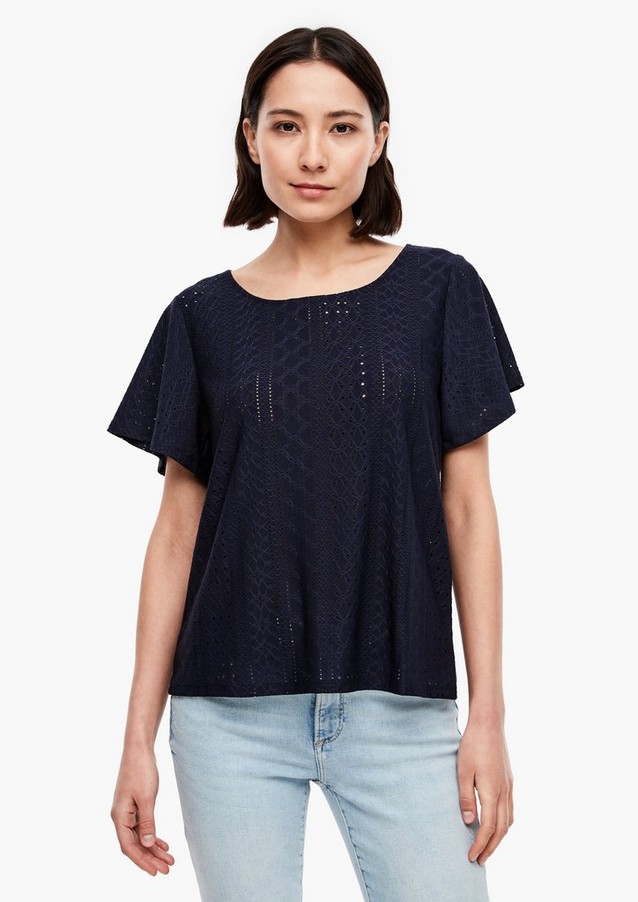 Femmes Shirts & tops | T-shirt de texture maille pointelle - KE53045
