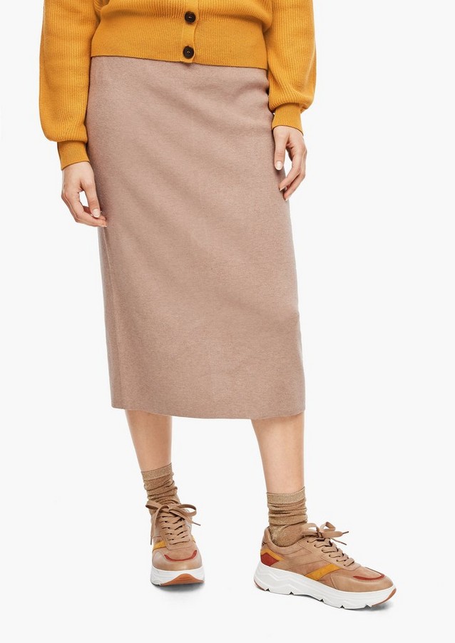 Women Skirts | Soft knit midi skirt - GC78467
