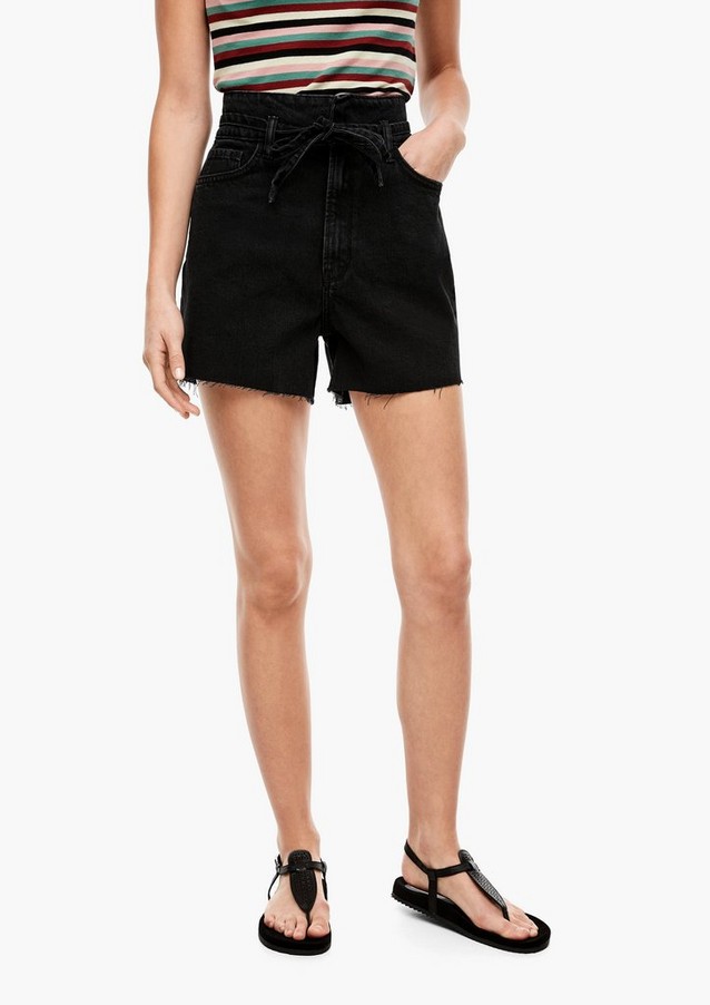 Women Shorts | Regular Fit: high-waisted shorts - PY61465