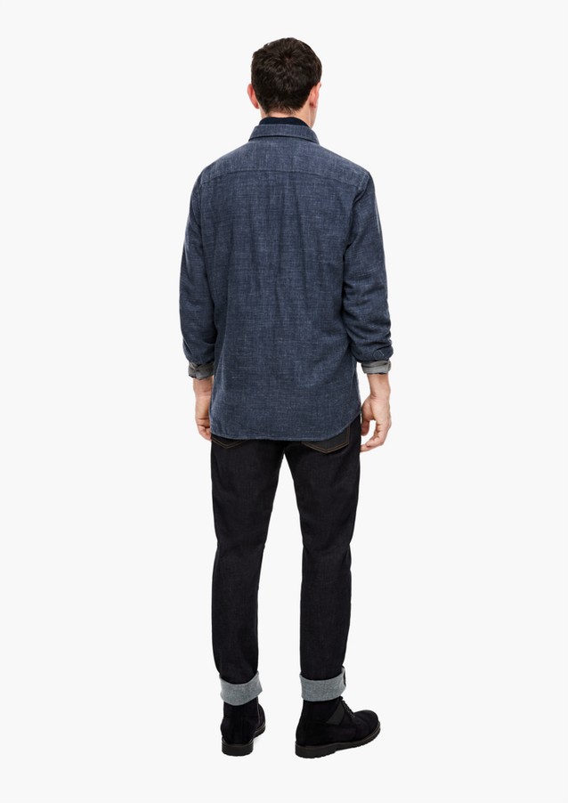 Hommes Chemises | Slim : chemise texturée - VV86380