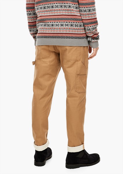 Men Trousers | Regular Fit: Straight leg carpenter trousers - EC20721