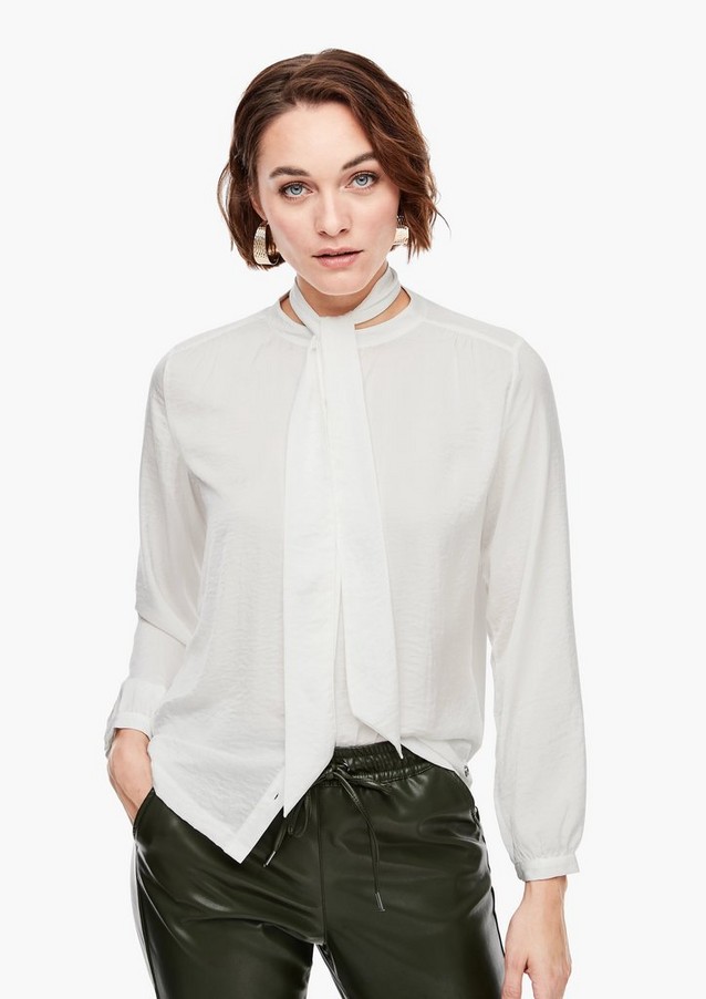 Damen Shirts & Tops | Blusenshirt mit Schluppe - AN82015