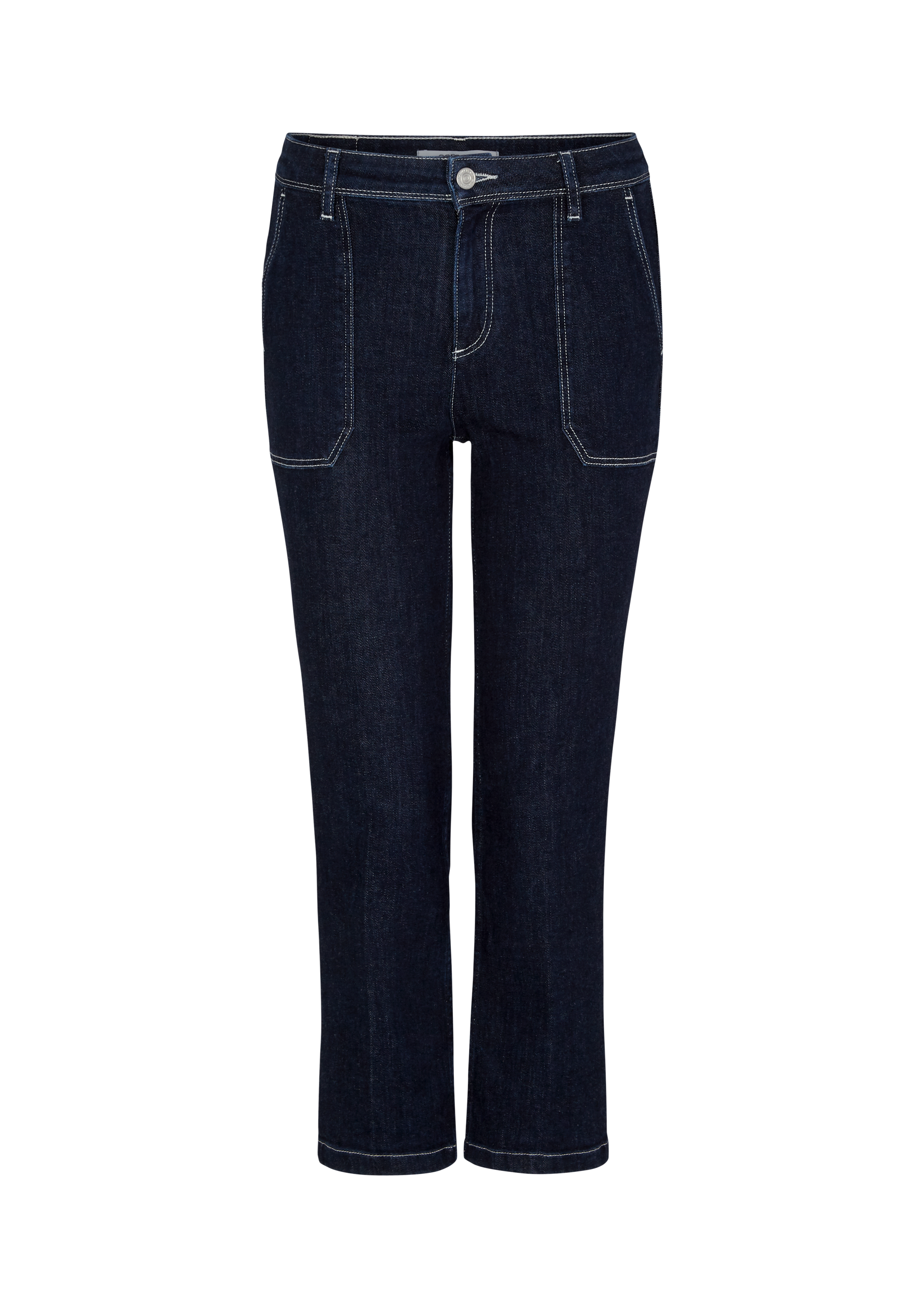 coloured cropped jeans