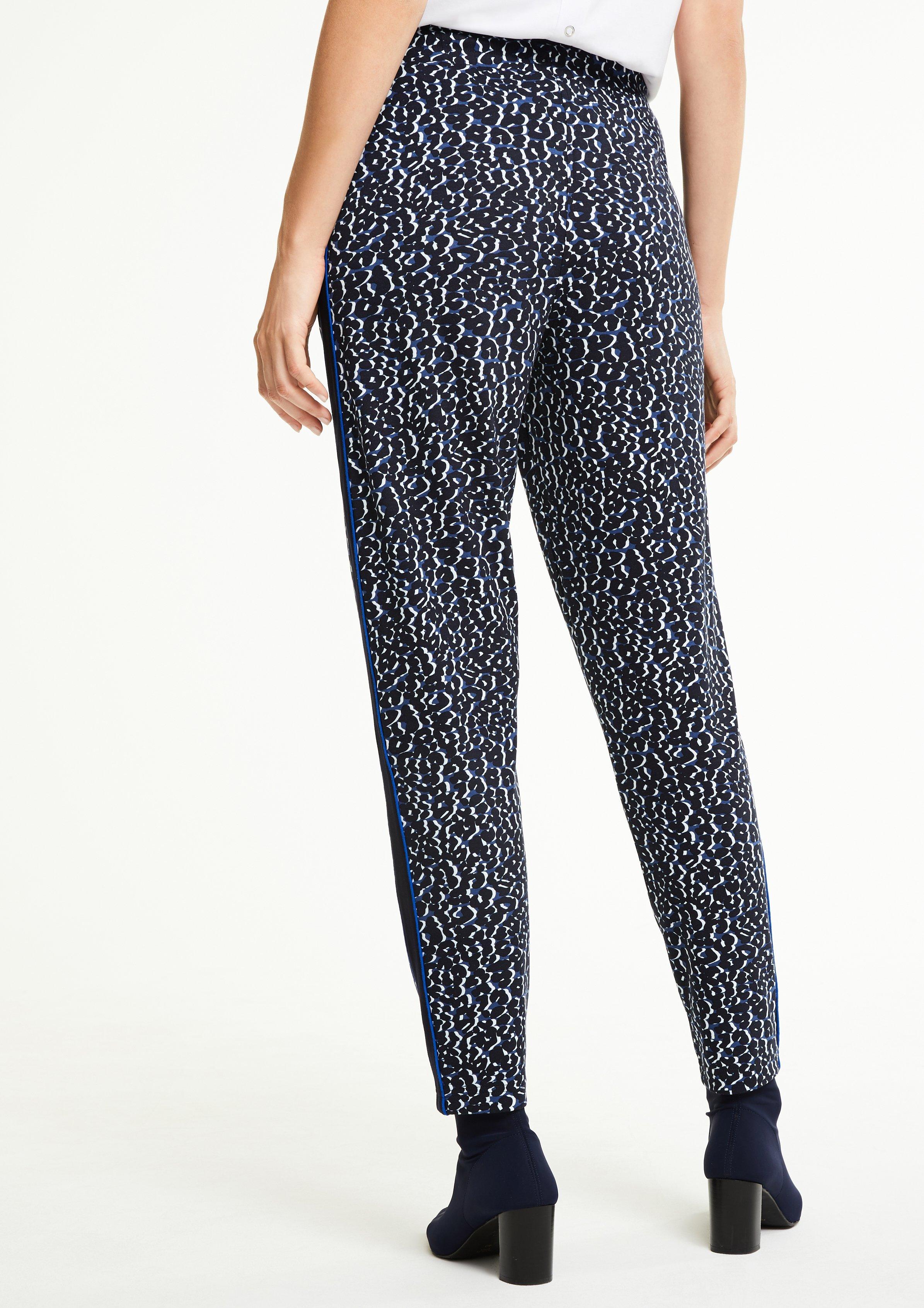 patterned tracksuit bottoms
