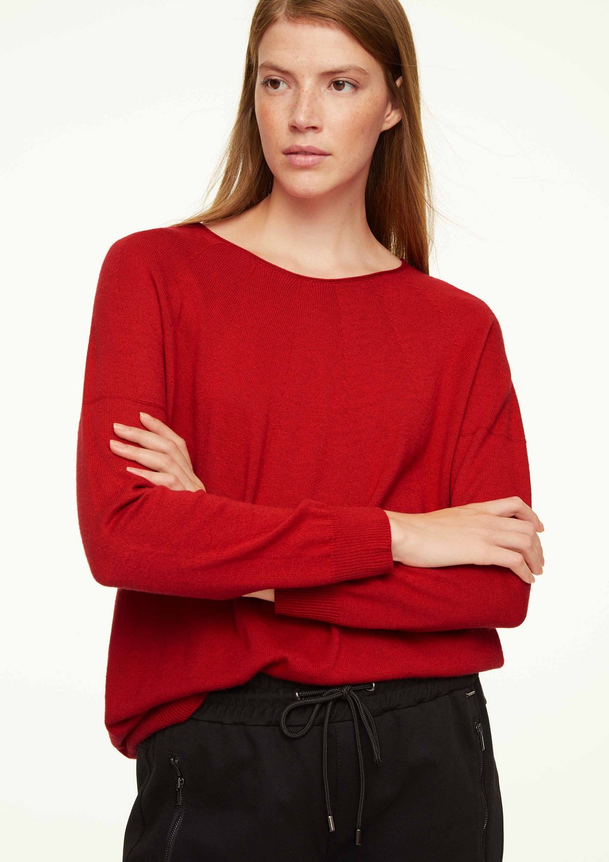 Soft jumper with percentage of wool from comma