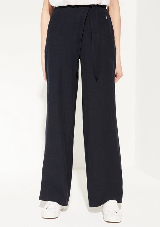 Regular Fit: lyocell blend trousers from comma