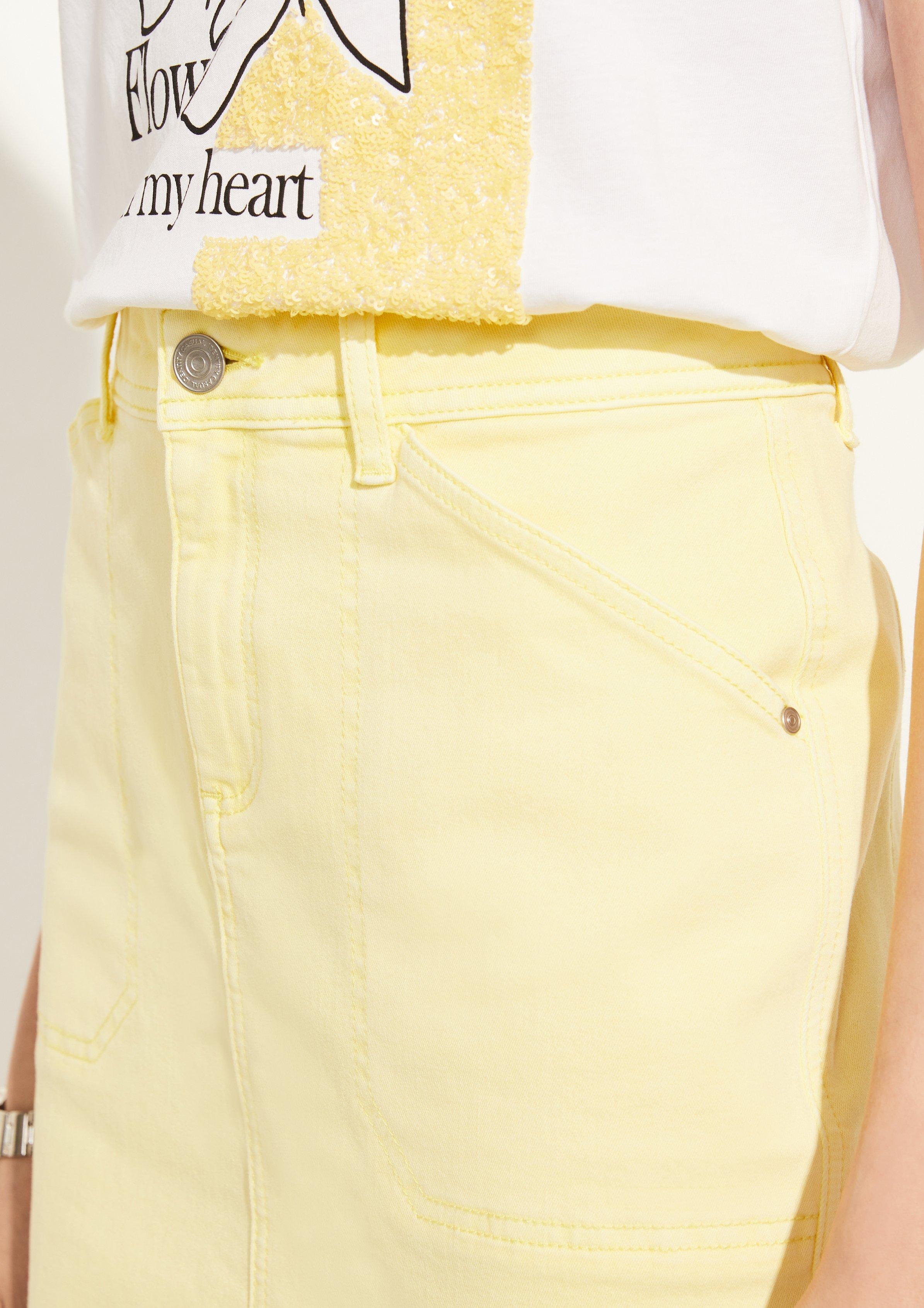 coloured denim