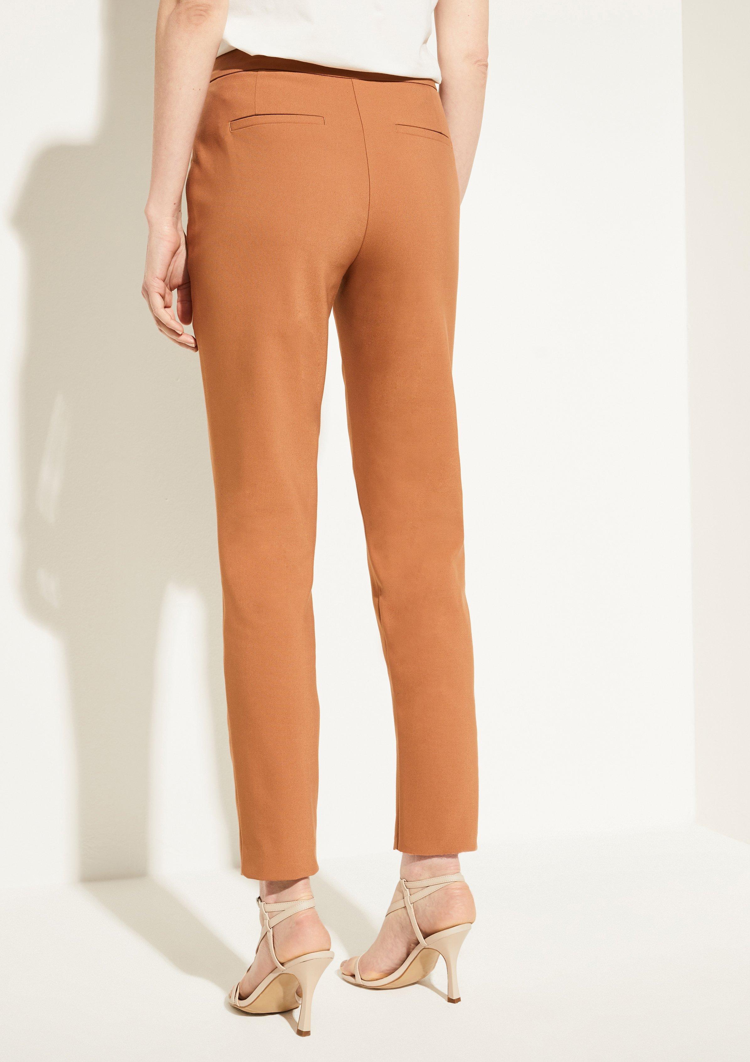 slim fit cigarette trousers