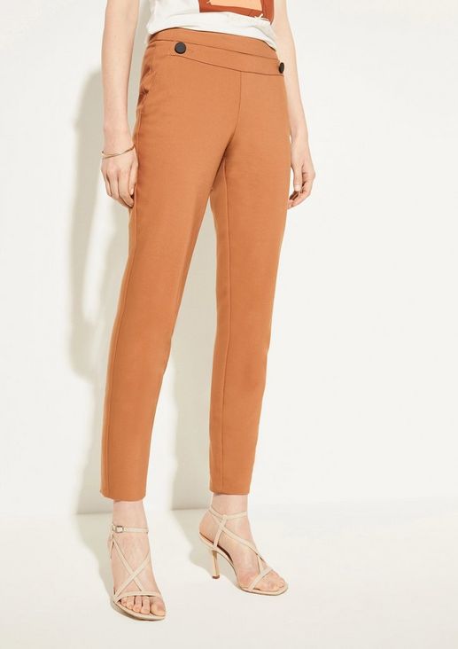 Slim fit: cigarette trousers from comma
