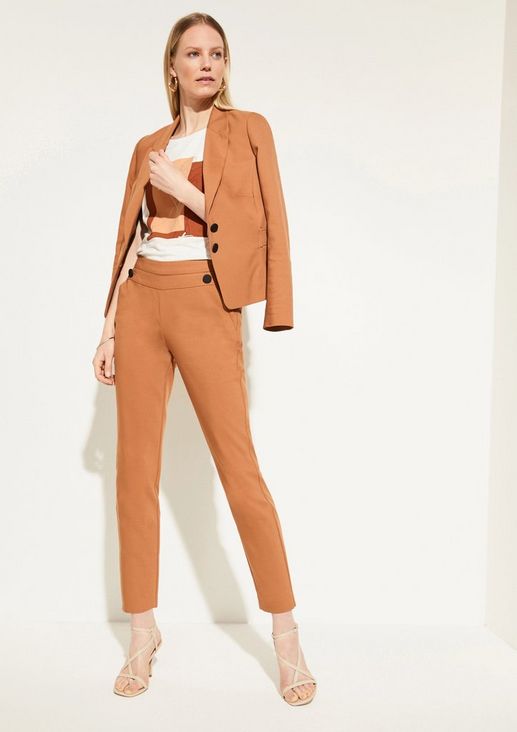 Slim fit: cigarette trousers from comma