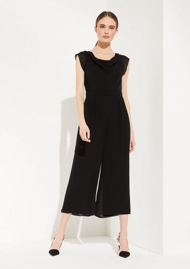 Jumpsuit with a cowl neckline from comma