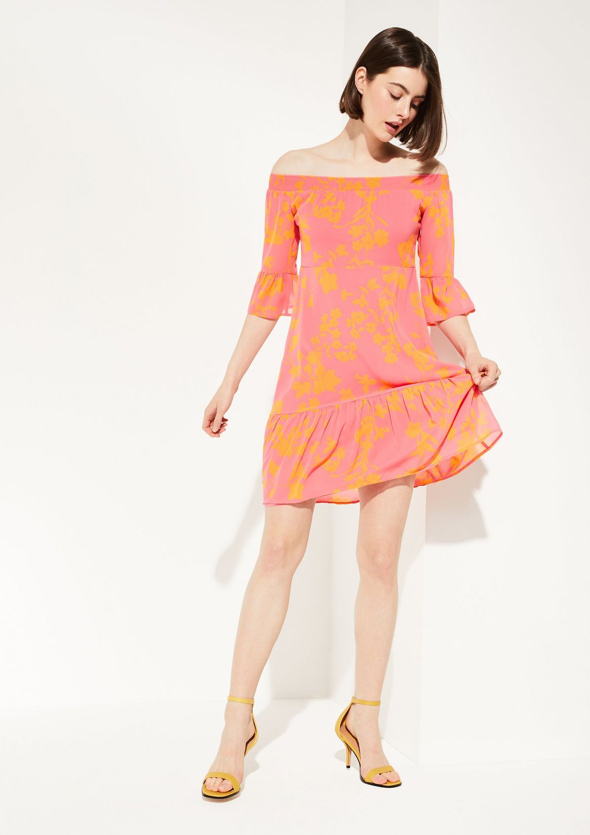 Flowing chiffon dress from comma