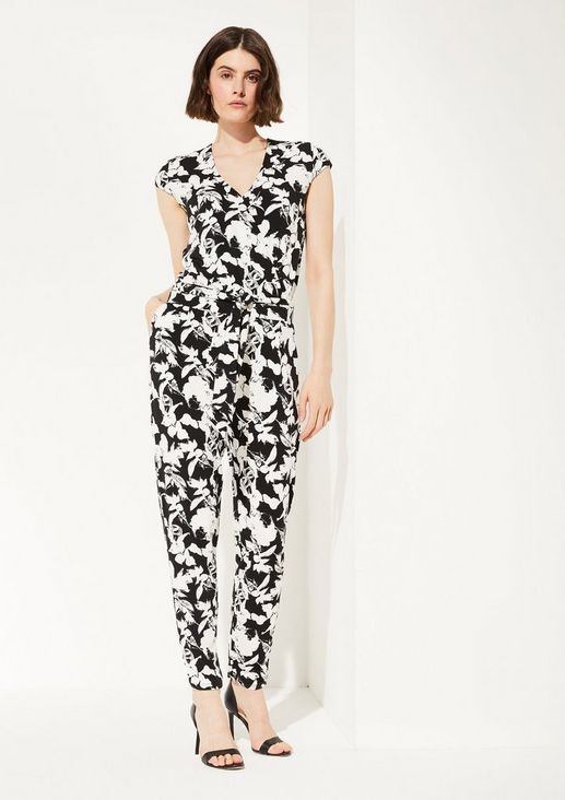 Jumpsuit made of elegant jersey from comma