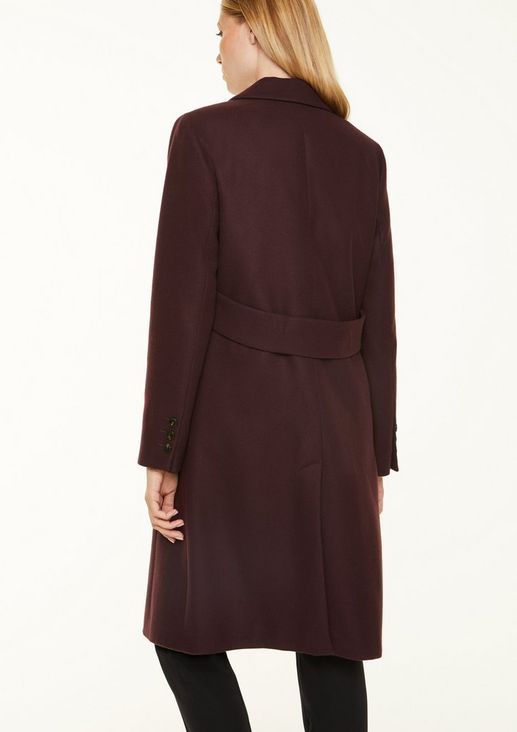 Coat with a cosy finish from comma
