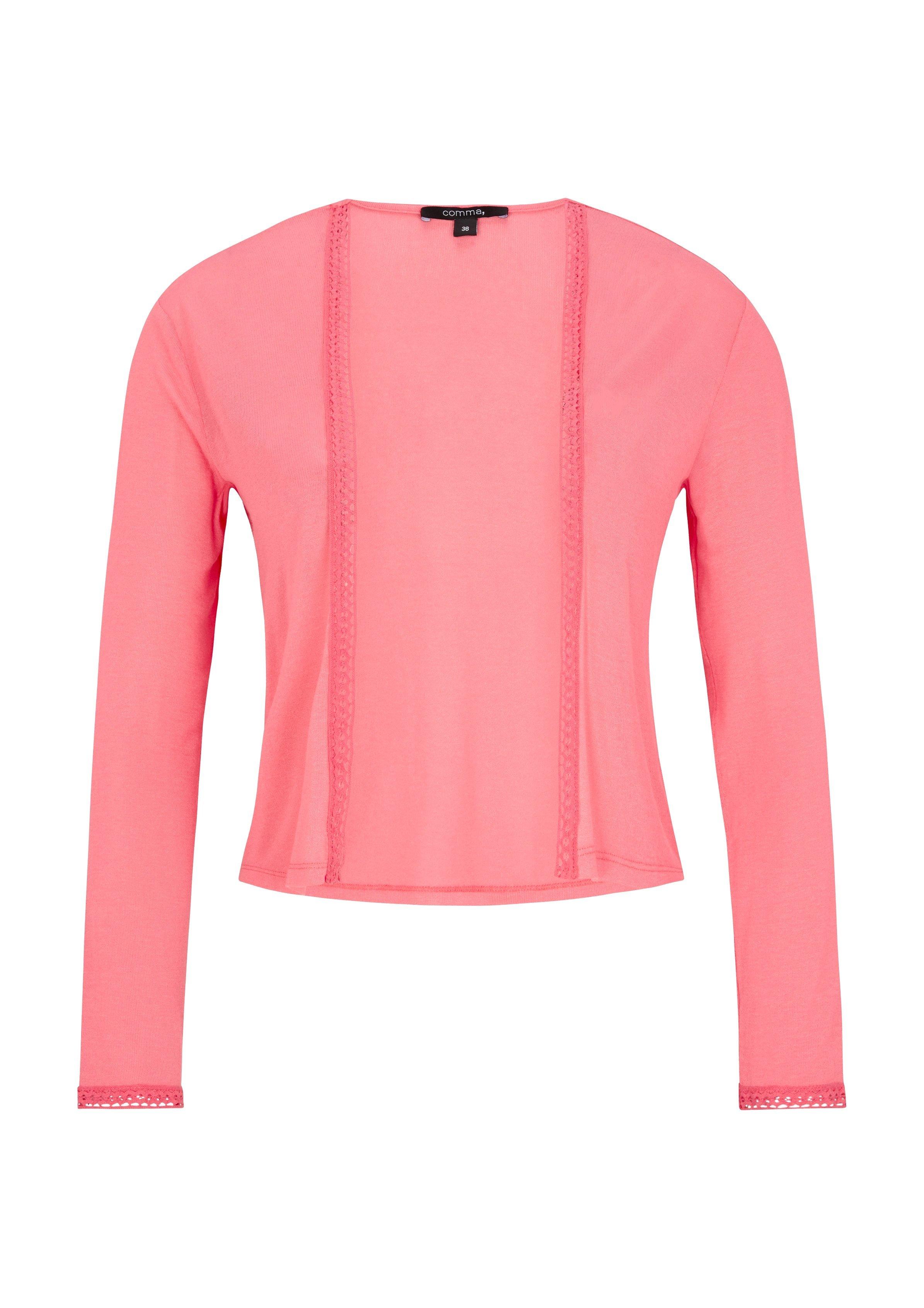 pink lightweight cardigan