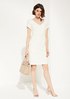 Feminine dress with lace from comma