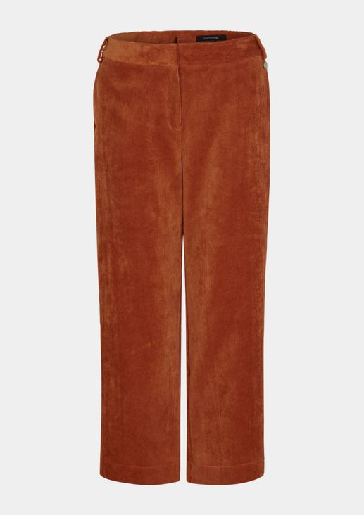 Regular fit: corduroy culottes from comma