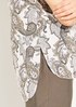 Paisley blouse in blended linen from comma