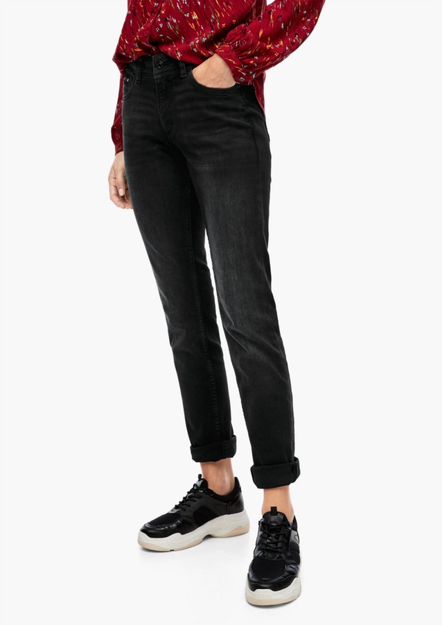 Femmes Jeans | Slim Fit : jean foncé slim leg - SR39113